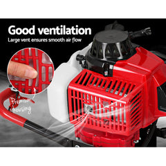 Giantz Post Hole Digger 92CC Petrol Motor Drill Extension Auger Bits Kits