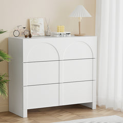 Artiss 3 Chest of Drawers Lowboy Dresser Cabinet White