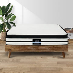 Giselle Bedding 27cm Mattress Euro Top Queen