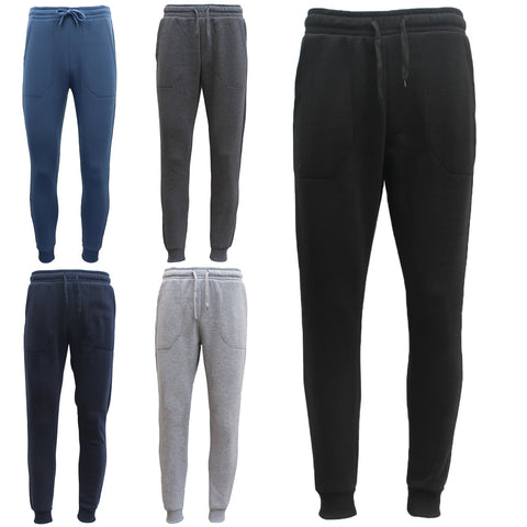 Mens Unisex Fleece Lined Sweat Track Pants Suit Casual Trackies Slim Cuff XS-6XL, Light Grey, XL NT Deals