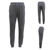 Mens Unisex Fleece Lined Sweat Track Pants Suit Casual Trackies Slim Cuff XS-6XL, Navy, 3XL NT Deals
