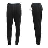 Mens Unisex Fleece Lined Sweat Track Pants Suit Casual Trackies Slim Cuff XS-6XL, Navy, L NT Deals