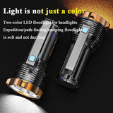 Most Powerful 1200000lm LED Flashlight Super Bright Torch Lamp USB Rechargeable NT Deals