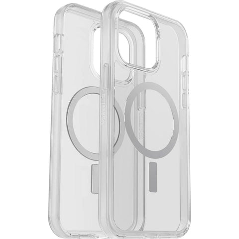 OTTERBOX Apple iPhone 14 Pro Max Symmetry Series+ Clear Antimicrobial Case for MagSafe - Clear (77-89263), 3X Military Drop Protection NT Deals