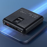 10000mAh Portable Power Bank PD22.5W Quick Charging Fast Charger for Phone Black