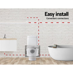 Giantz Macerator Sewerage Pump Waste Water Marine Toilet Disposal Unit Clean