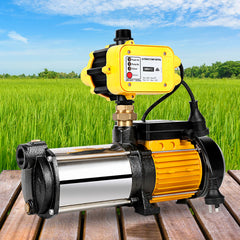Giantz Garden Water Pump High Pressure 2000W 4-Stage Tank Irrigation Yellow