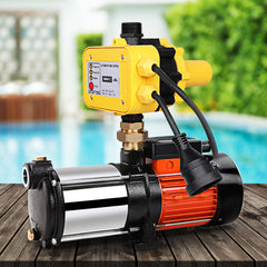 Giantz Garden Water Pump High Pressure 1800W 5-Stage Tank Irrigation Yellow