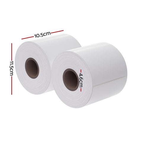 4 Rolls Direct Thermal Labels Paper Printer Paper Barcode Shipping Stickers