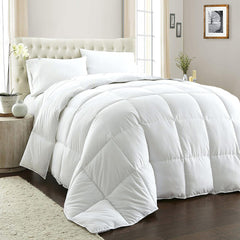 Royal Comfort 800GSM Quilt Down Alternative  Duvet Cotton Cover Hotel Grade - King - White