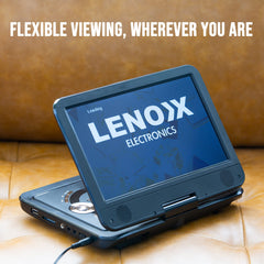 10.1" Portable DVD Player w/ 270-Degrees Swivel-Screen & Rechargeable