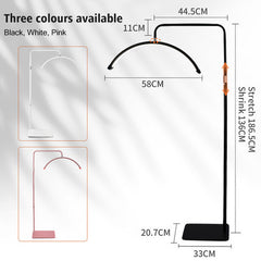 Beauty Half Moon Floor Fill Lamp LED Lash Light for Tattoo Salon Eyelash Makeup