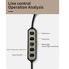 Beauty Half Moon Floor Fill Lamp LED Lash Light for Tattoo Salon Eyelash Makeup