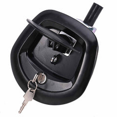Black Power Operated Central Locking Handle Whale Tail Lock Recessed Folding 12V