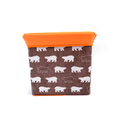 Folding Ottoman Storage Stool Cube Footstool Stool Blanket Box With Cover AU