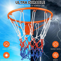 45CM Basketball Ring Hoop Net Wall Mounted Outdoor Hanging Basket ProfessionalAU
