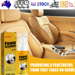 Foam Cleaner, Leather Seat Supplies Decontamination Multi-Functional Interior Cleaner