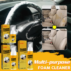 Foam Cleaner, Leather Seat Supplies Decontamination Multi-Functional Interior Cleaner