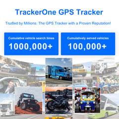 4G GPS Tracker for Car/Moto/Luggage - Waterproof, Real-time Tracking 30 Days Battery Life, Remote Control via Free Trial App.