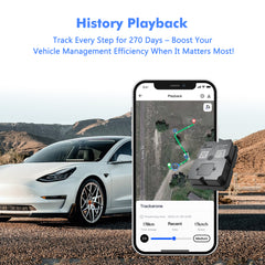 4G GPS Tracker for Car/Moto/Luggage - Waterproof, Real-time Tracking 30 Days Battery Life, Remote Control via Free Trial App.
