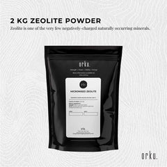 400g Pure Micronised Zeolite Powder Mineral - Micronized Volcamin