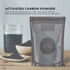 Orku 50g Activated Carbon Powder Coconut Charcoal -  Water Filtration