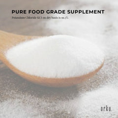 400g Potassium Chloride Powder - Pure E508 Food Grade Salt Substitute Replacer