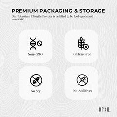 400g Potassium Chloride Powder - Pure E508 Food Grade Salt Substitute Replacer