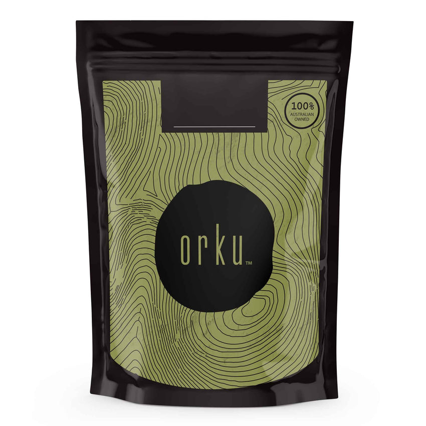 Orku 400g Organic Moringa Leaf Powder - Food Grade Oleifera Drumstick Leaf
