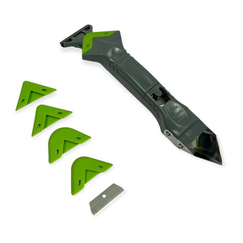 5 in 1 Multifunctional Sealant Tool - Plastic Caulking Applicator Scraper