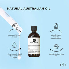 Orku 250ml Pure Emu Oil - Natural Undiluted Australian Dromaius Novaehollandiae