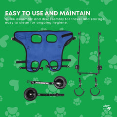 Rooster Farms Little Dog Wheelchair Medium Harness - Adjustable Back Leg Aid