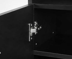 Sarantino 21 Pairs Shoe Cabinet Rack Storage Organiser 80 x 30 x 90cm in Black