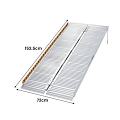 Kartrite 5ft Aluminium Foldable Wheelchair Ramp R01