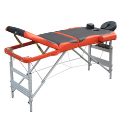 YES4HOMES 3 Fold 5 cm Thickness Foam Portable Aluminium Massage Table Massage Bed Beauty Therapy