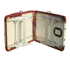 YES4HOMES 3 Fold 5 cm Thickness Foam Portable Aluminium Massage Table Massage Bed Beauty Therapy