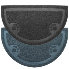 YES4PETS 2 x Pet Food Bowl Placemat Waterproof Leakproof Rubber Feeder Mat Non Slip Floor