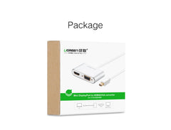 UGREEN Mini DP to HDMI/VGA converter Silver (20421)