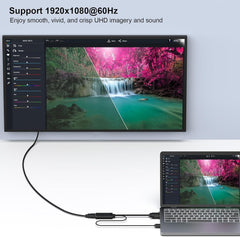 BENFEI 210BK VGA to HDMI Adapter with Audio Support and 1080P Resolution