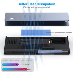 BENFEI 345GY M.2 NVME SATA SSD Enclosure, 10 Gbps USB Type-C/Type-A to NVME PCI-E SATA M-Key/(B+M)