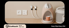 CHOETECH MCC001-WH 6 Pack Professional grade Magnetic Lock Cord Holder Clips White