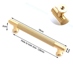 Gold Furniture Door Kitchen Cabinet Handle Handles Pull Pulls Cupboard 128mm