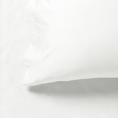 1000TC Ultra Soft Fitted Sheet & 2 Pillowcases Set - Super King Size Bed - White
