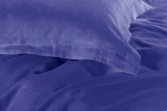 1000TC Tailored Super King Size Royal Blue Duvet Quilt Cover Set