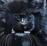 Cat Quilt Cover Set - Super King Size