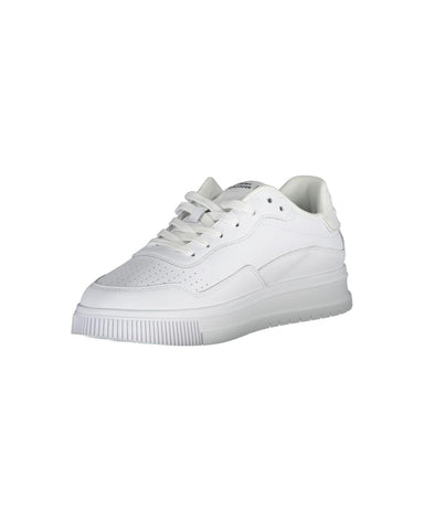 Tommy Hilfiger Men's White Polyester Sneaker - 44 EU