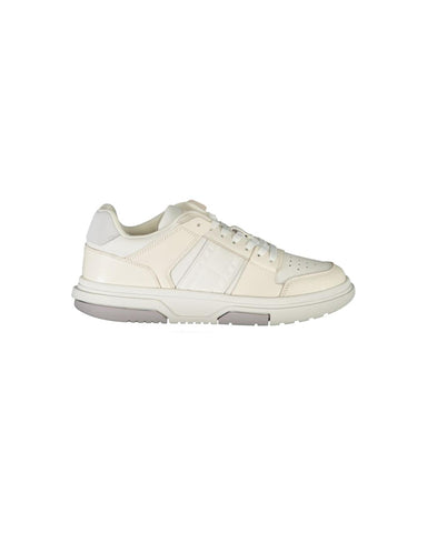 Tommy Hilfiger Women's White Polyester Sneaker - 39 EU