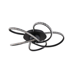 Irie Dimmable 5 Lights LED Ceiling Light - Black