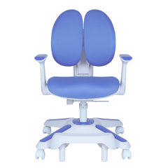 Ergonomic Children Kids Study Chair Set of 6 Height Adjustable - Blue