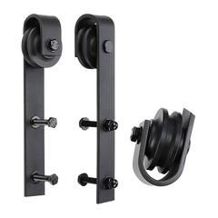 1.8m Sliding Barn Door Hardware Heavy Duty Sturdy Kit